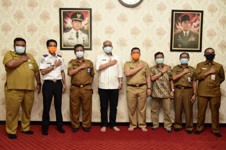 Kepala Distrik Navigasi Kelas I Dumai Audiensi Bersama Pj